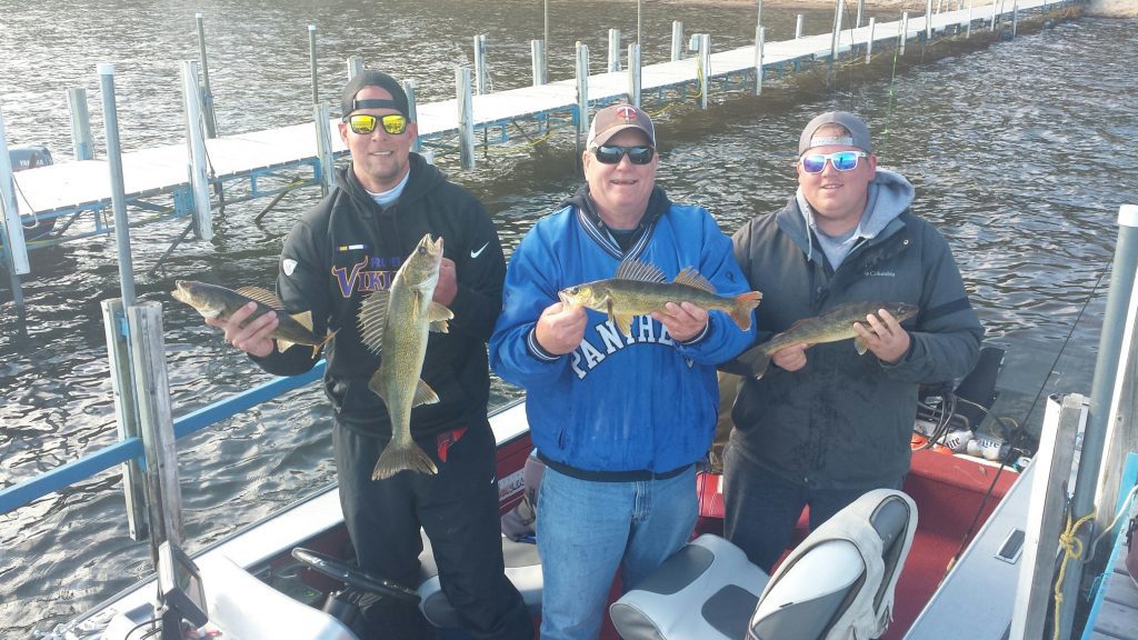 Peder and the boys caught nice keeper walleyes Fishing Opener morning.