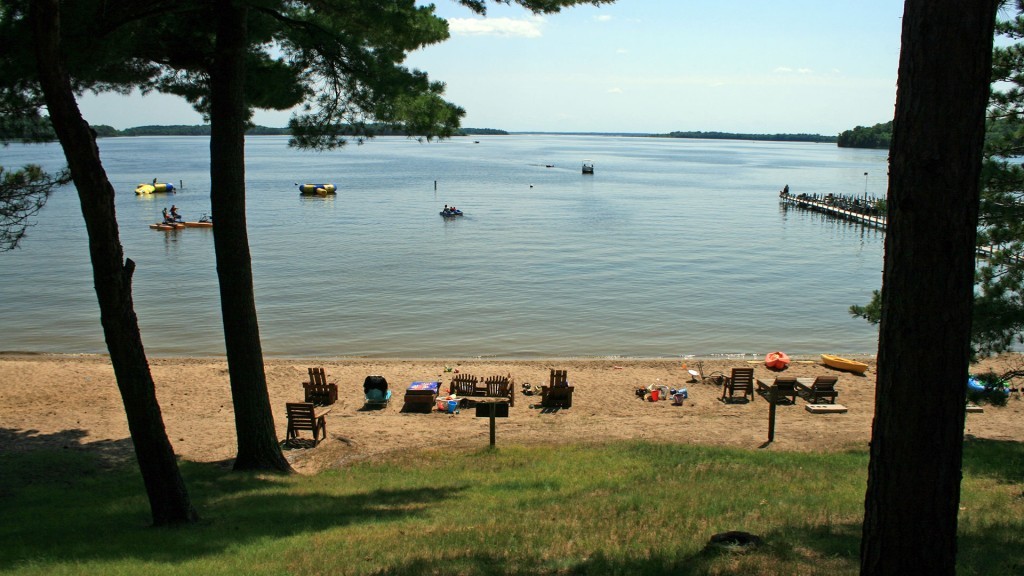 The View of the Lake at Eagle Nest Lodge