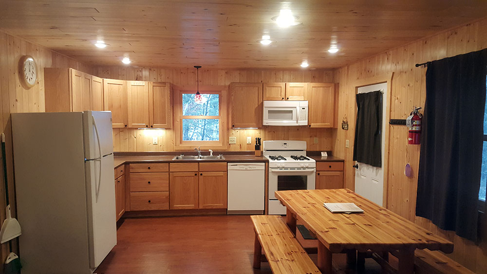 Cabin 12 Kitchen & Dining Area